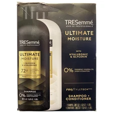 TRESemme Ultimate Moisture Shampoo and Conditioner, 39 floz, 2pk