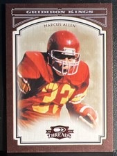 Marcus Allen 2006 Donruss Threads Gridiron Kings #CGK-1 /100 🔥🔥
