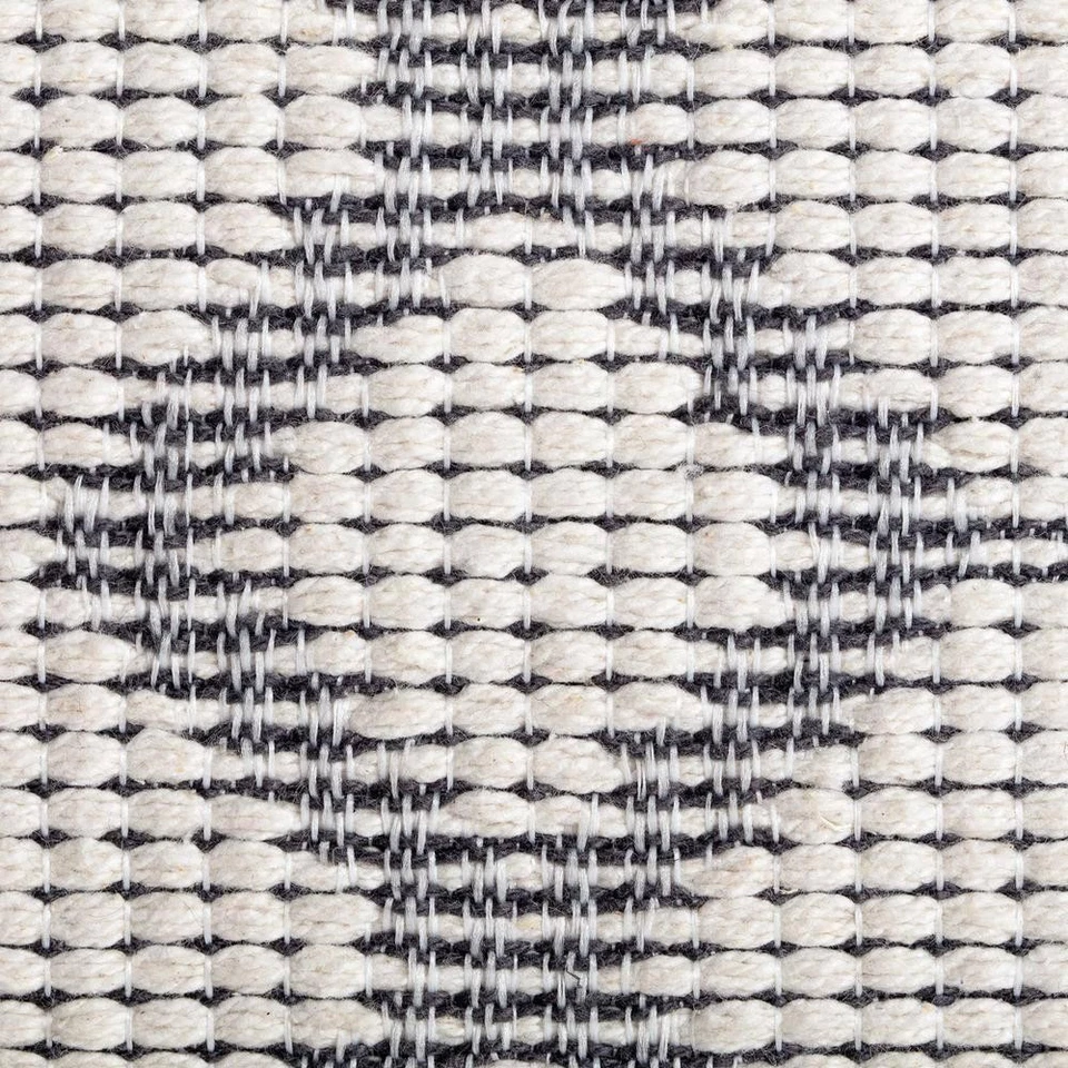 Anji Mountain South Grand Ivory 22 дюйма x 22 дюйма x 16 дюймов Пуф цвета слоновой кости и серого цвета - Изображение 4 из 4