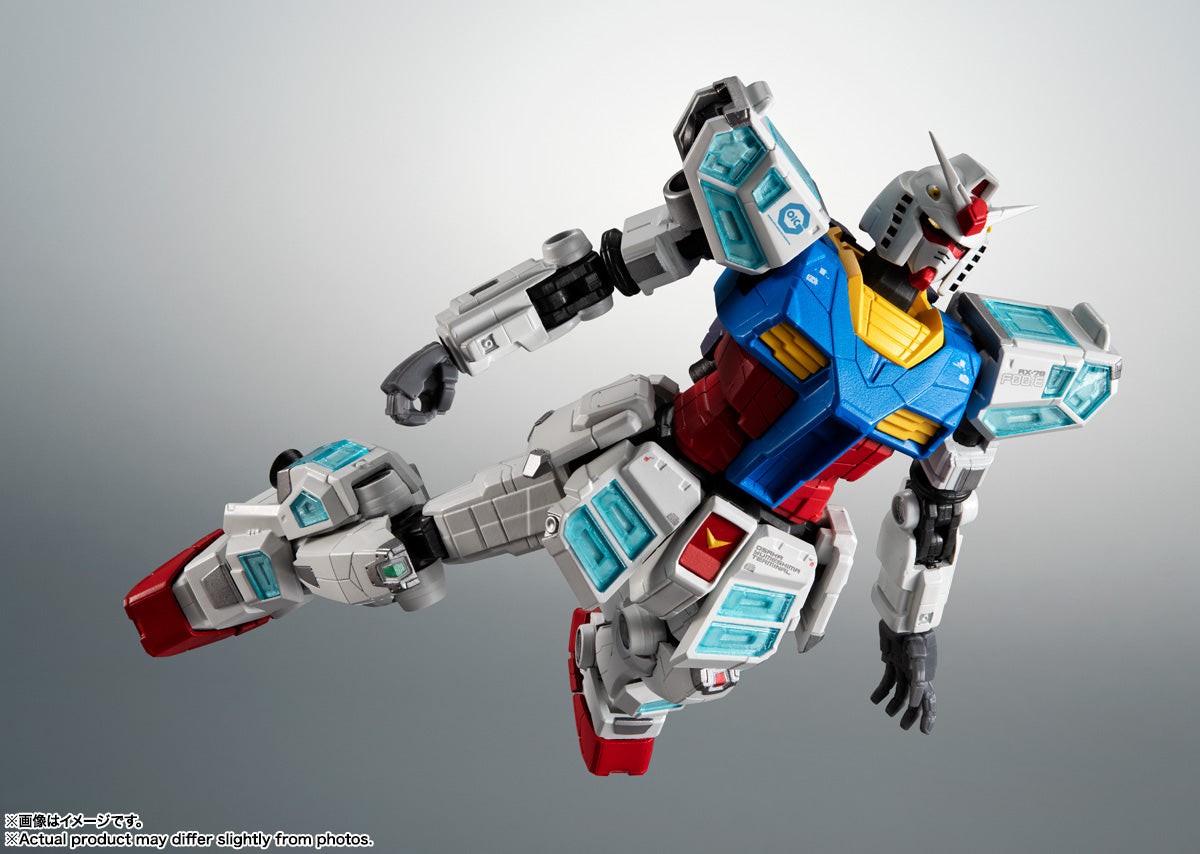BANDAI Robot Spirits SIDE MS RX-78F00/E Gundam Action Figure JAPAN