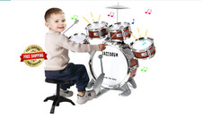 Juego De Bateria Bateria De Juguete Para Ni os Ninos Bombo Tambores Regalo TOP