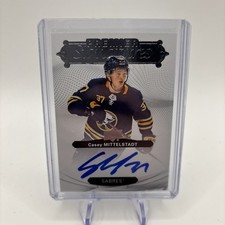 2018-19 Upper Deck Premier CASEY MITTELSTADT Premier Signatures Rookie Auto RC!!