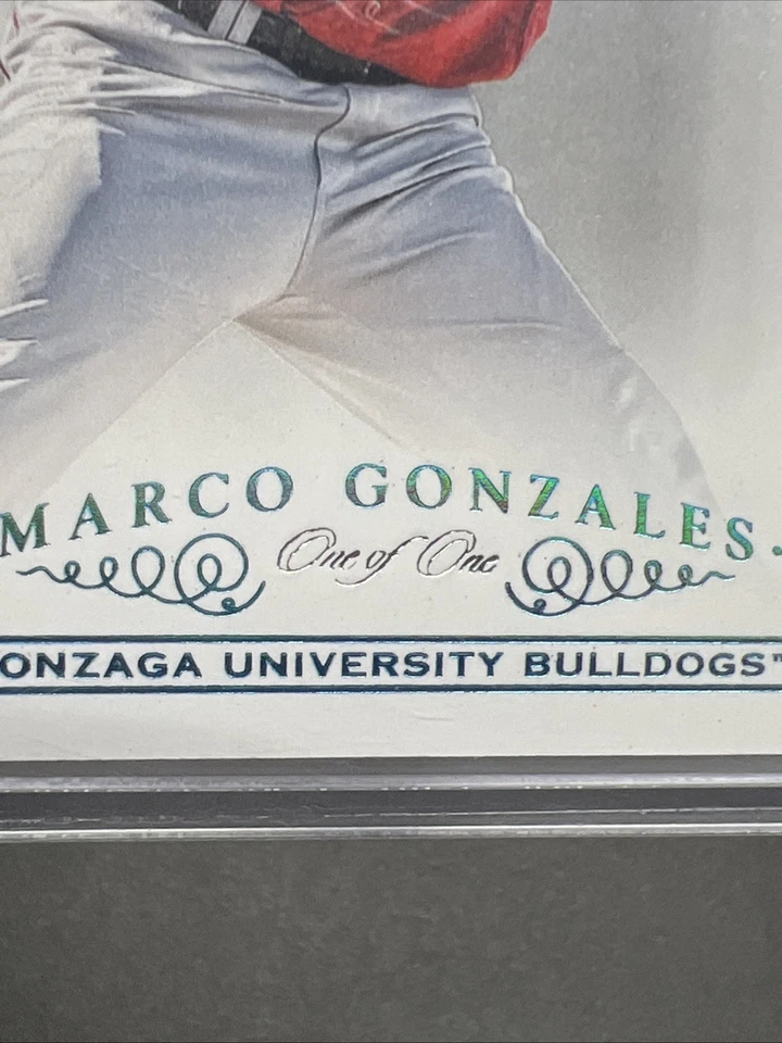 Marco Gonzalez 2015 National Treasures One of One #1/1 Multisport Century #181 - Image 2 of 4