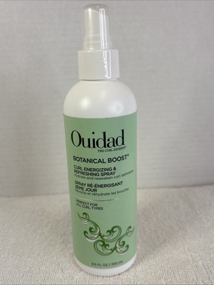 Ouidad Botanical Boost Curl Energizing & Refreshing Spray Hydrate Curls 8.5Fl oz