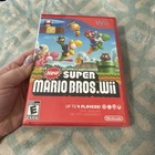 New ListingNew Super Mario Bros. Wii (Nintendo Wii, 2009) CIB Complete **NEW BUT READ**