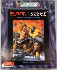 1993 Role Aids 765 Blood & Steel AD&D Accessory RPG Roleplaying Game Source Book