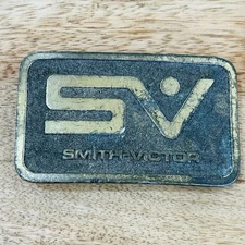 Vintage Smith-Victor Brass Belt Buckle Griffith Indiana  1980’s