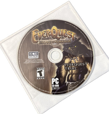 Ever Quest Escape To Norrath Computer PC CD Rom Game