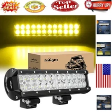 Nilight LED Light Bar 12 Inch 72W Spot Flood Combo Beam Off Road Light
