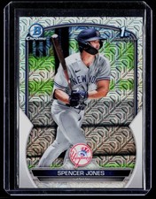 2023 Bowman #BCP-139 Spencer Jones Chrome Prospects Mojo Refractors