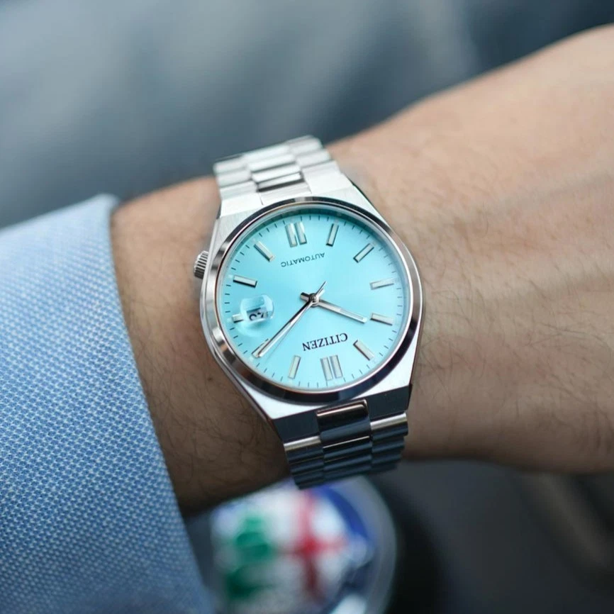 Citizen Tsuyosa NJ0151-88M | Esfera azul rayos de sol | ENVÍO GRATUITO A TODO EL MUNDO Foto 3 de 4