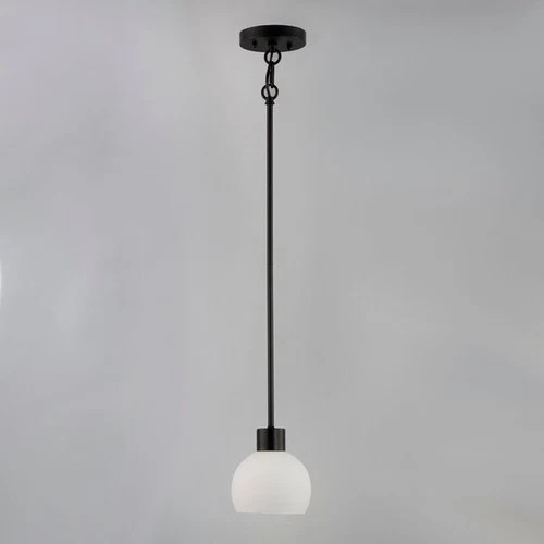 MAXIM LIGHTING 91270SWBK Coraline 1-Light Mini Pendant - Picture 2 of 3