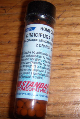 CIMICIFIUCA  RAC.200C  BACK ACHE MENSTRUAL 2 DRAMS STANDARD HOMEOPATHIC TABLETS