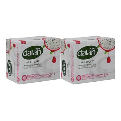 Dalan Multicare Soap Tropic Dragon Fruit Caring Milk 6 Bars x 3.17oz Each