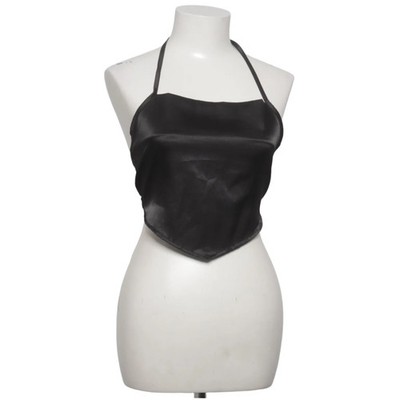 Another Reason, Neckholder Top, Größe: L, Schwarz, Polyester, Damen #BFI