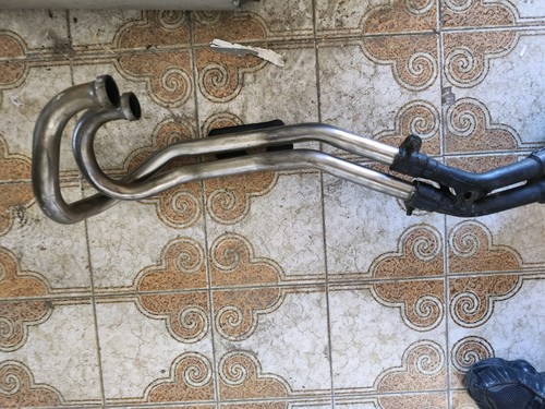 marmitta scarico collettori originale completa honda xr 600 r - Imagen 8 de 10