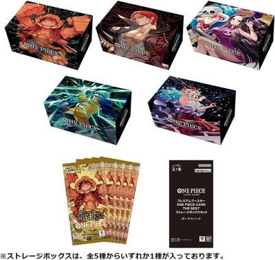ONE PIECE Card Game Premium Booster THE BEST Storage Box Set