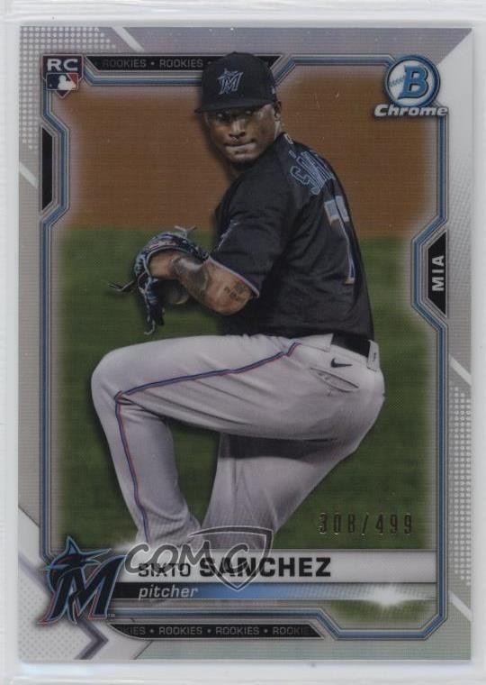 2021 Bowman Chrome Refractor 308/499 Sixto Sanchez #78 10lj