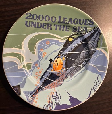Disney Parks 20,000 Leagues under the Sea Attraction Dessert Plate 7 