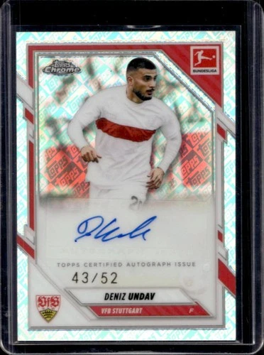 Deniz Undav 2025 Topps Chrome Deniz Undav Auto