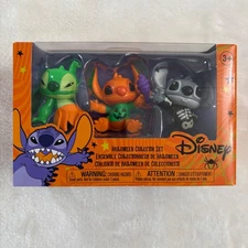 Disney Stitch Halloween Collection Set 3 Figure Pack Lilo & Stitch New 2025