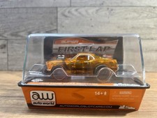 RARE 08 Auto World Super III First Lap '70 Ford Boss Mustang unbanded Blk Rims