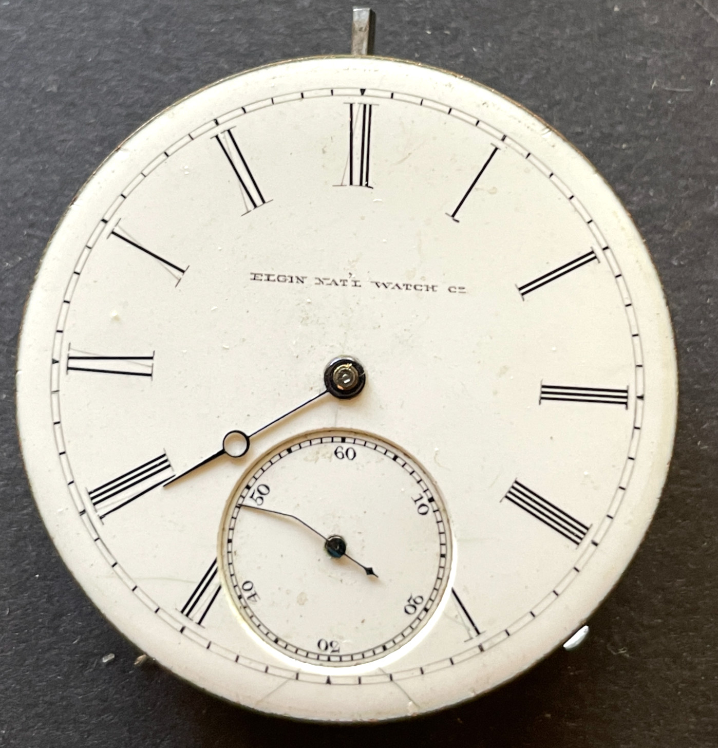 Antique Elgin Grade 48 Pocket Watch Movement Parts/Repair 16s 13j Convertible