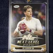 SAGE 2020 Hit Premier Draft Next Level Insert Joe Burrow #47 Football Card
