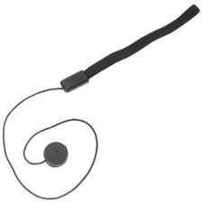 20Pcs Lens Caps Keeper Rope Reusable Elastic String for Camera Black