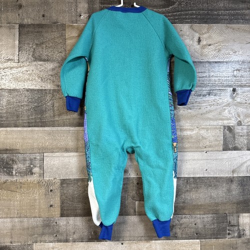 Vintage Disney Lion King Unisex Toddler Clothes SZ 3T Fleece Footie Pajamas READ - Picture 5 of 10