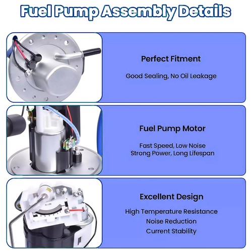 Fuel Pump Module Assembly Replacement 15100-01H00 For Suzuki 2006-2007 GSXR600 - Picture 8 of 17