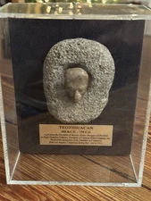 Teotihuacan Clay Head - Gift from Mexican Pres. Obregon to Hugh Fillmore - 1924