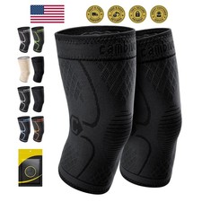 2 Pack Knee Brace, Knee Compression Sleeve for Men and Women, Knee Support fo...