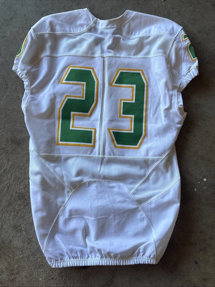 Nike Sample Oregon Ducks 2015 White Pro Cut Football Jersey #23 Men's Size Large - Image 3 of 3