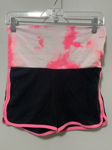 Pink Yoga Victoria's Secret Women Small Y2K Fold Over Athletic Micro Shorts - Picture 9 of 9