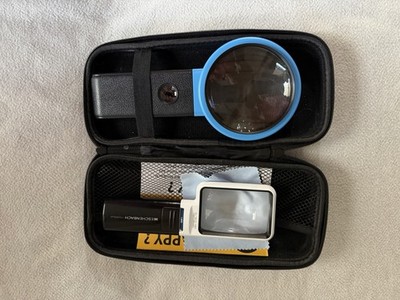 Eschenbach Mobilux Illuminated LED Magnifying Glass 4x16D 180 GERMANY