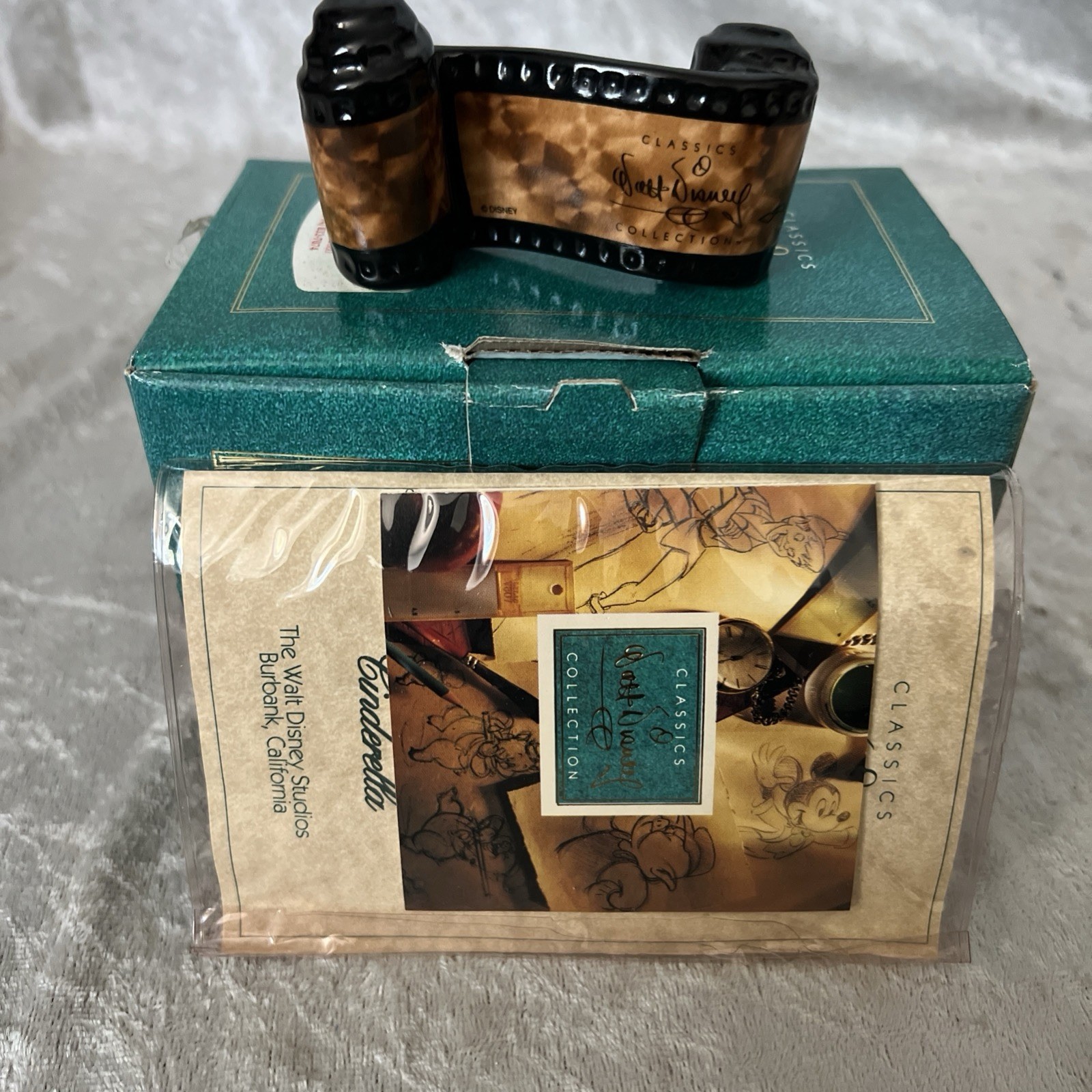 WDCC Walt Disney Classics Collection 1994 Cinderella Title COA with Box New