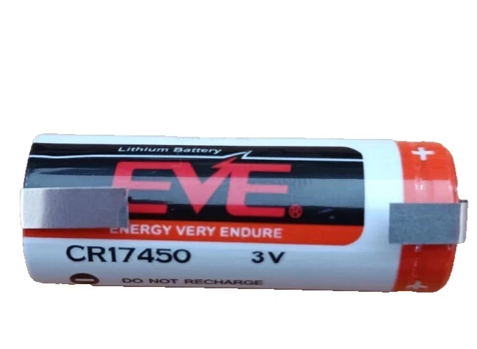 EVE Batteria Litio CR17450 17450 4/5A CR8L 3V 2200 mAh con lamelle saldatura