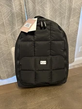 NWT Wilo The Label Black Quilted Puffer Backpack Wilo Travel