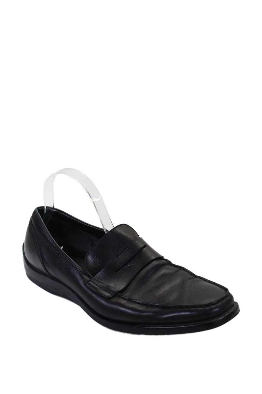 TOD’S Scarpe eleganti slip on uomo Tods in pelle nere taglia 8 1 2