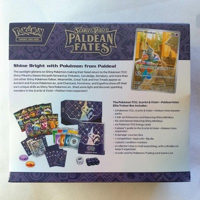 Scarlet & Violet: Paldean Fates ETB Elite Trainer Box Pokemon Card