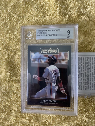 1992 Donruss Kenny Lofton Phenoms #BC8 Beckett 9