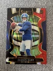 Jaxson Dart 2025 Select Red Black Shock RC SP New York Giants