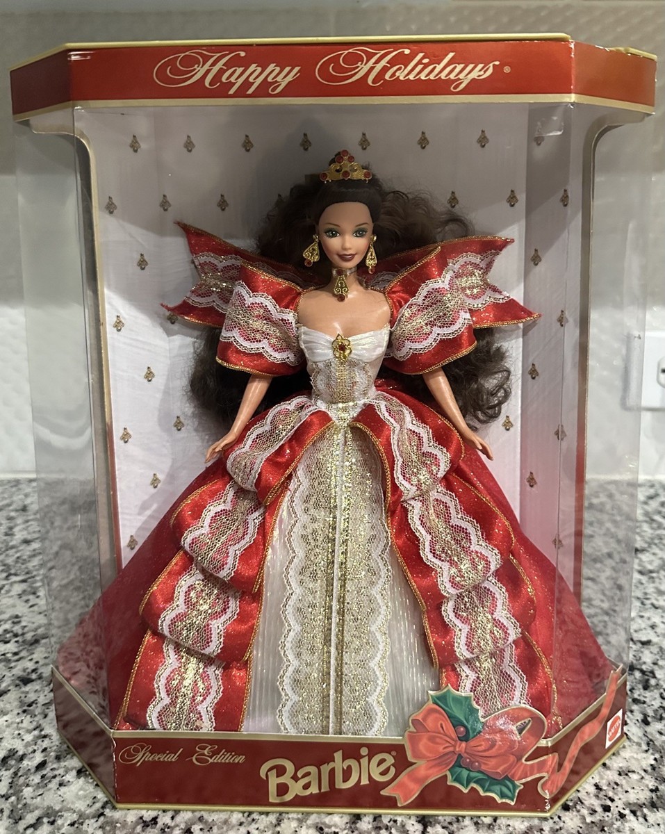 Mattel 1997 Happy Holidays 10th Anniversary Special Edition Barbie