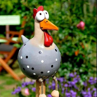 Keramik Huhn Gartendeko Deko Garten Handarbeit Huhn Deko Garte N Keramik Hah Gar