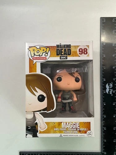Funko Pop! Television: Maggie #98 The Walking Dead Vinyl Figure +PROTECTOR E4