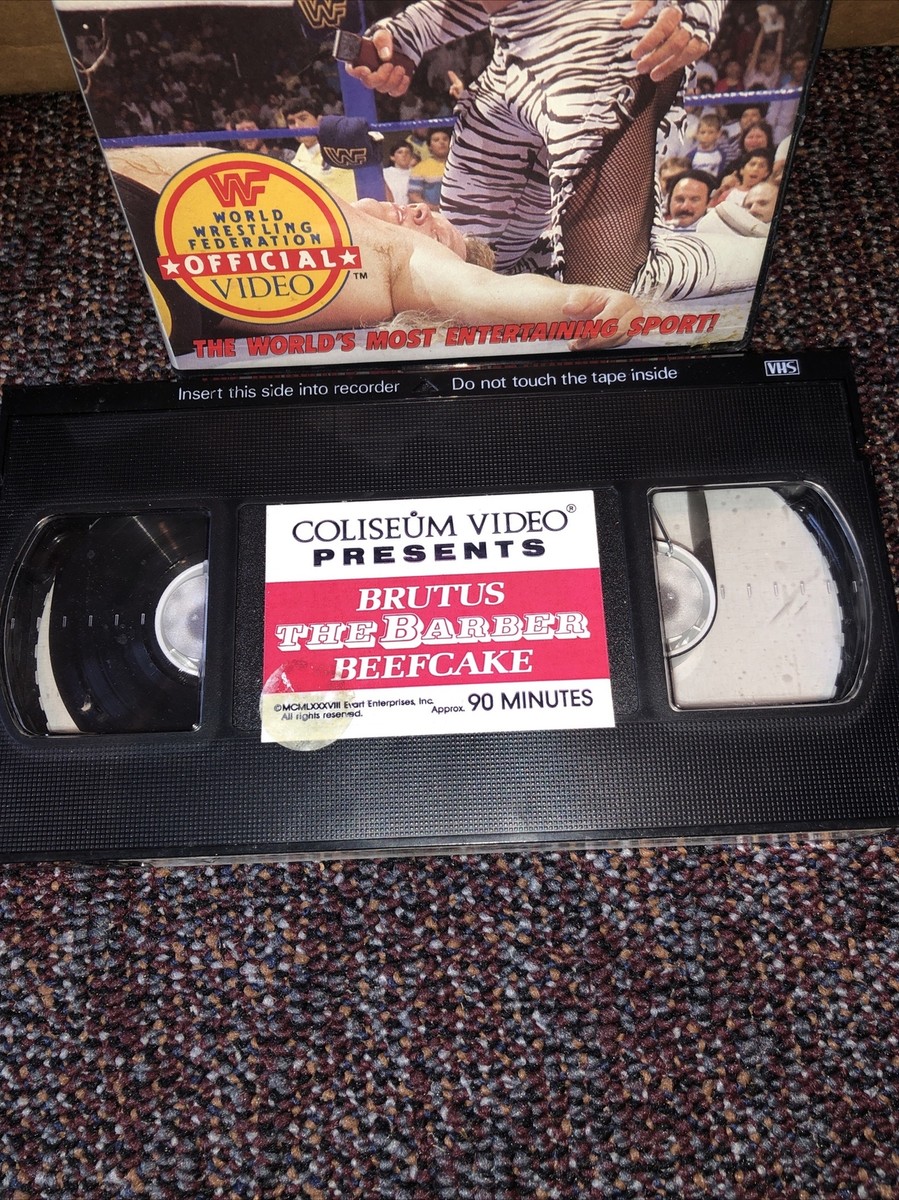 WWF WWE Coliseum Video VHS Tape Brutus The Barber Beefcake WF051