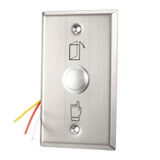 Door Release Button Push to Exit Resettable NO/NC/COM Switch 36V 3A