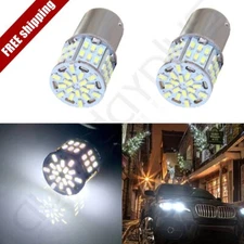 2x 1156 BA15S 30W 54SMD LED Backup Reverse LED White  Lights Bulb High Power