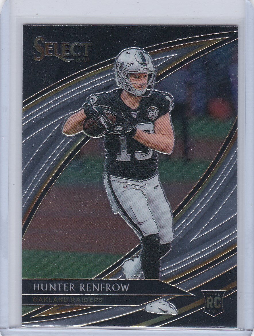 🏈🔥2019 SELECT #287 HUNTER RENFROW ROOKIE "FIELD LEVEL" RAIDERS🏈🔥